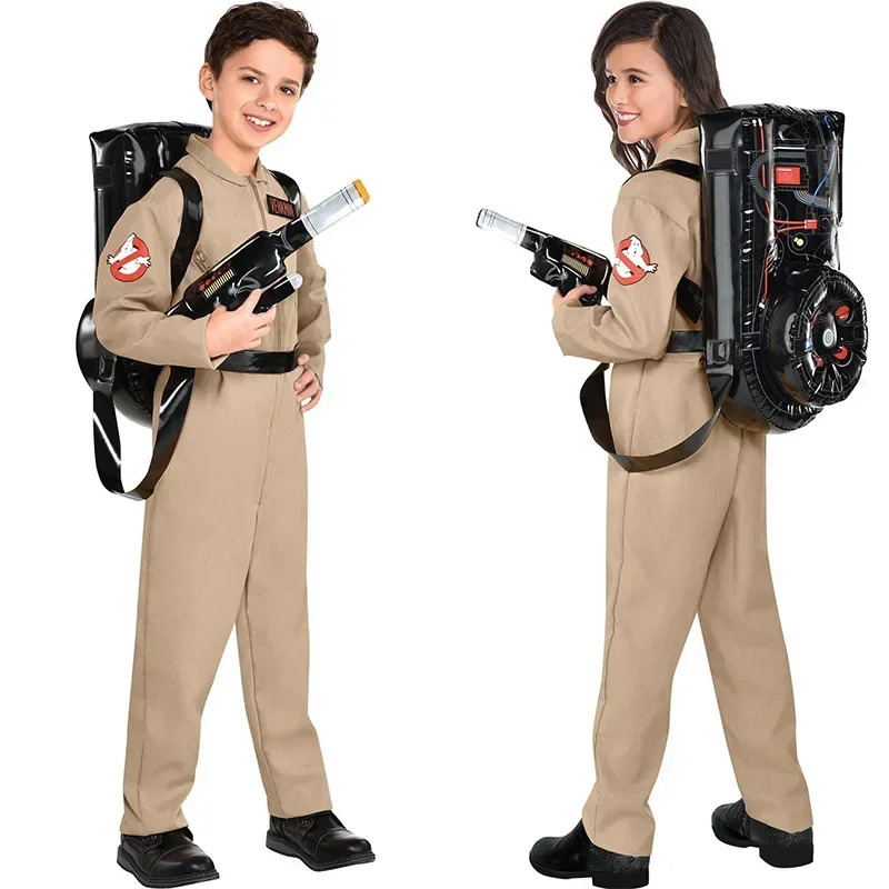 Anime Cosplay Youtube Shorts - زي الهالوين للأطفال الأب Ghostbusters زي