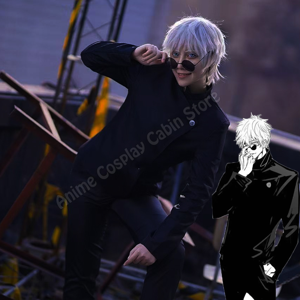 Jujutsu Kaisen Uniform - زي تنكري لشخصية ساتورو غوجو من