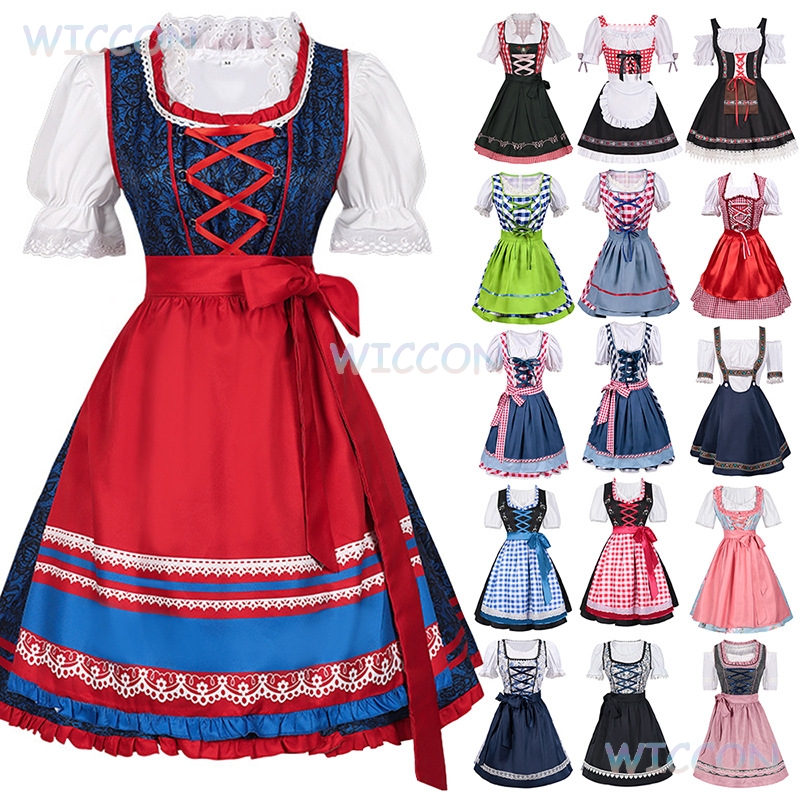 Anime Cosplay Plus Size - فستان Oktoberfest Dirndl الجديد لعام 2025