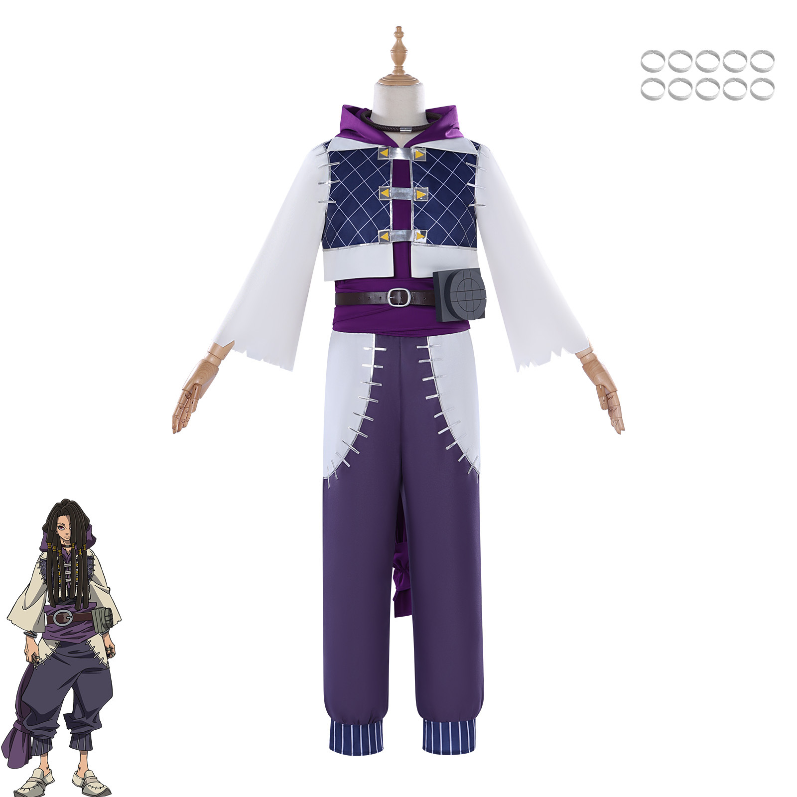 Anime Cosplay Outfits Male - زي جابا التنكري من أنمي Yomi