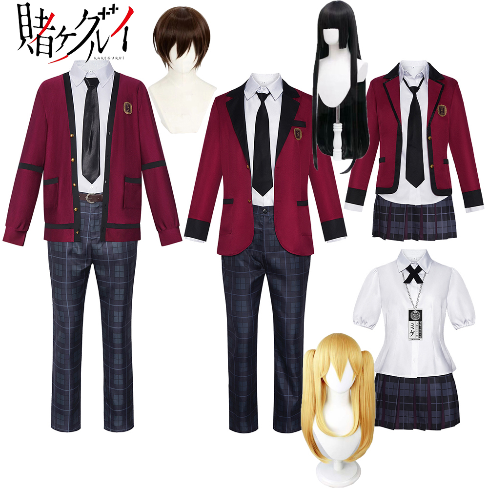 Anime Cosplay Yumeko - جابامي يوميكو تأثيري أنيمي Kakegurui ريوتا