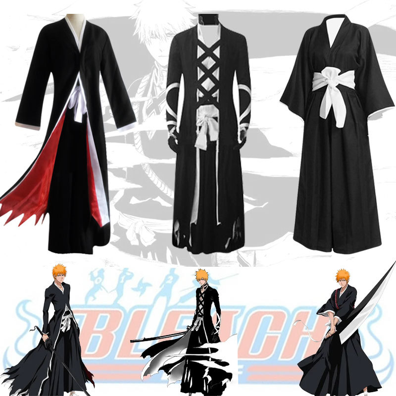 Anime Cosplay Bleach - أنيمي الشرقية اليابانية التقليدية كيمونو الساموراي