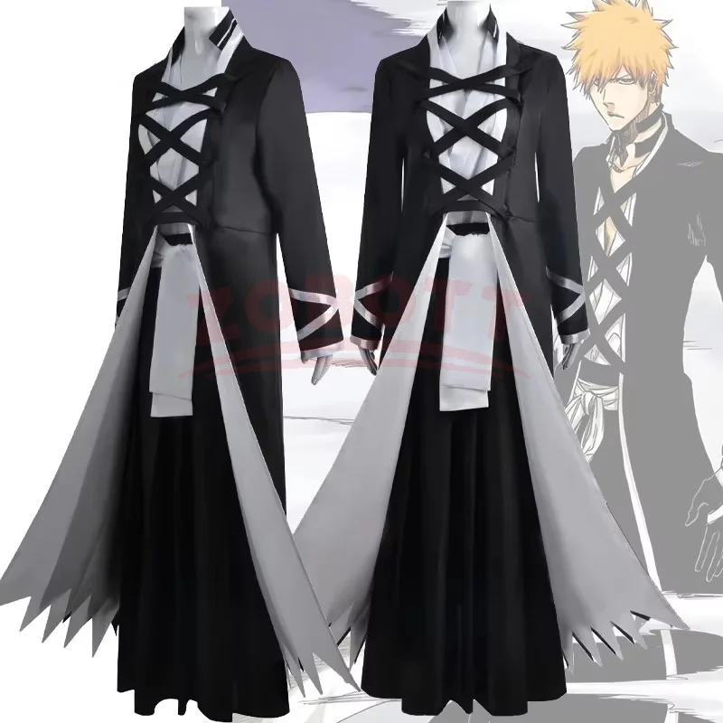 Anime Cosplay Bleach - أزياء تنكرية لشخصية كوروساكي إيتشيغو من