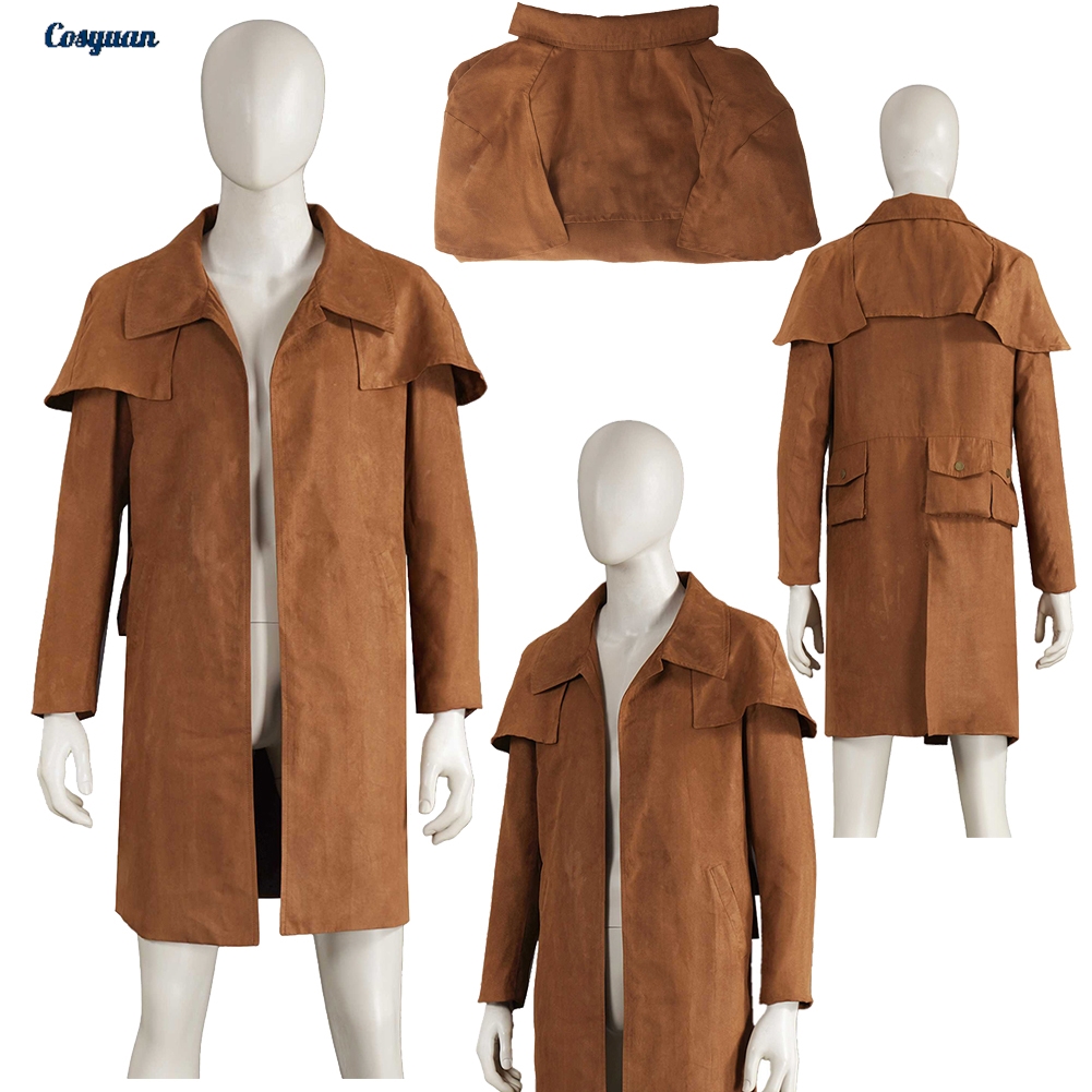 Anime Cosplay Outfits Male - الصحراء الحارس أنيمي تأثيري خندق معطف