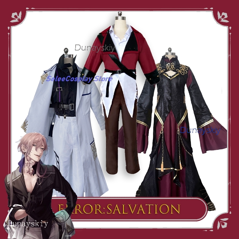 Anime Cosplay Outfits Male - ErroR:salvation Ciel Blancfeu Adolphe Ankou مجموعة