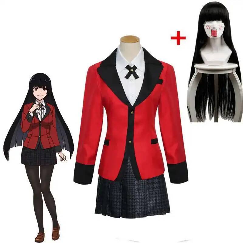 Anime Cosplay Yumeko - أنيمي Kakegurui Yumeko Jabami تأثيري حلي