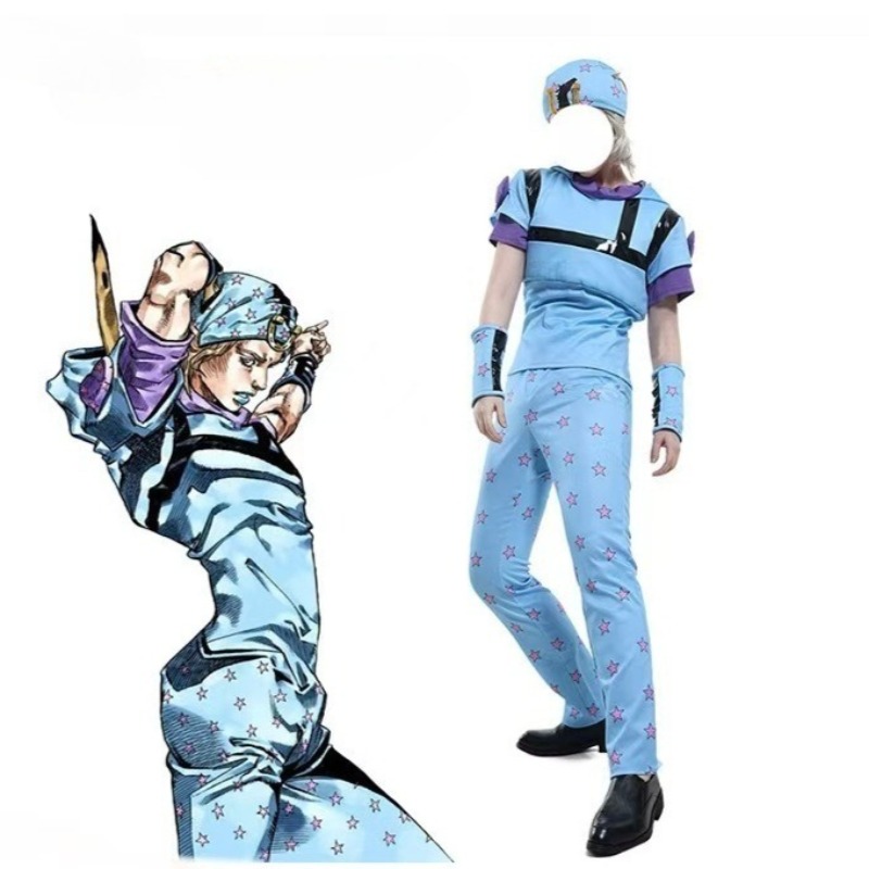 Cosplay Anime Jojo - زي تنكري لشخصية جوناثان جوني جوستار