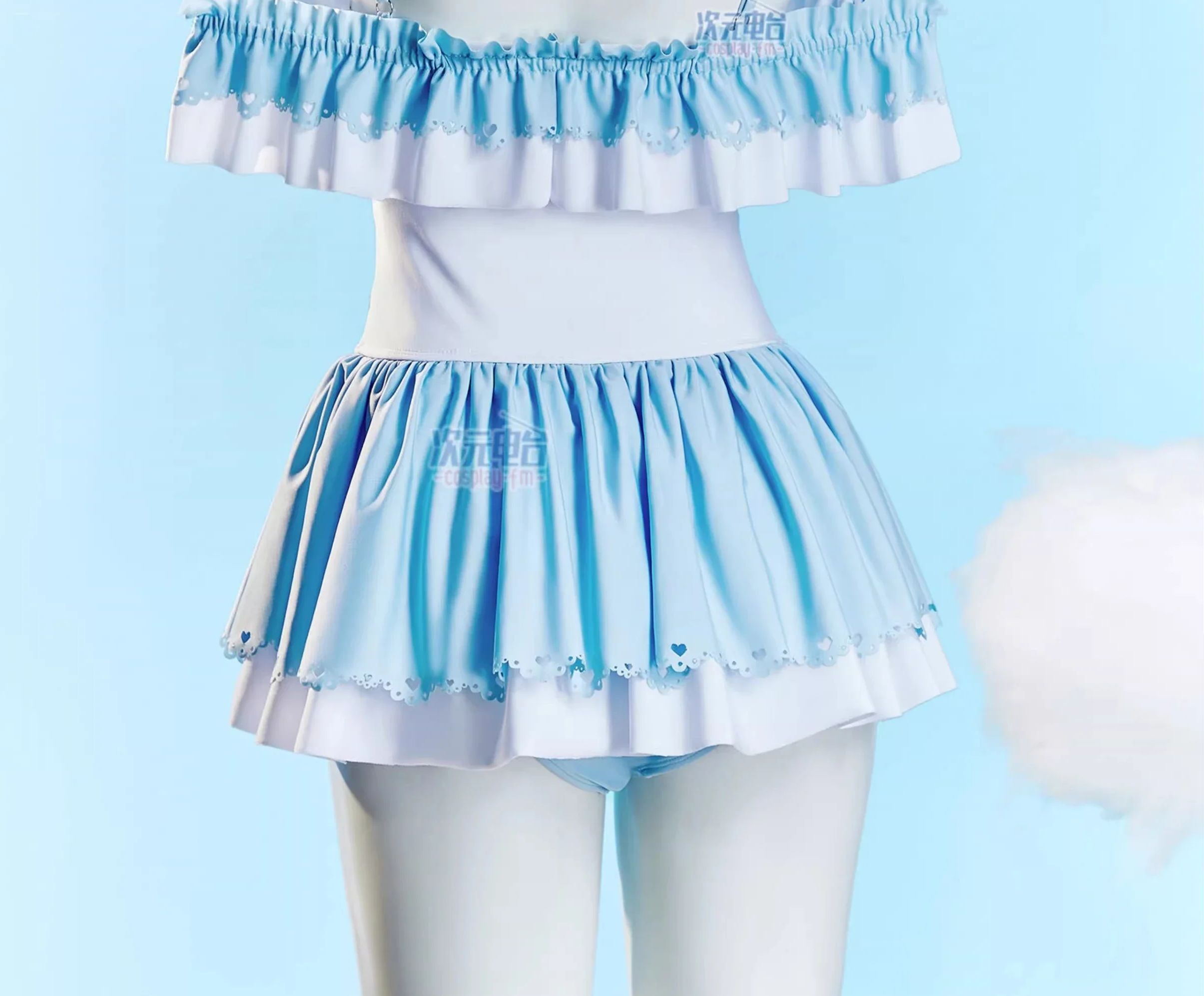 Anime Cosplay One Piece - زي تنكري سينامورول، ملابس سباحة نسائية