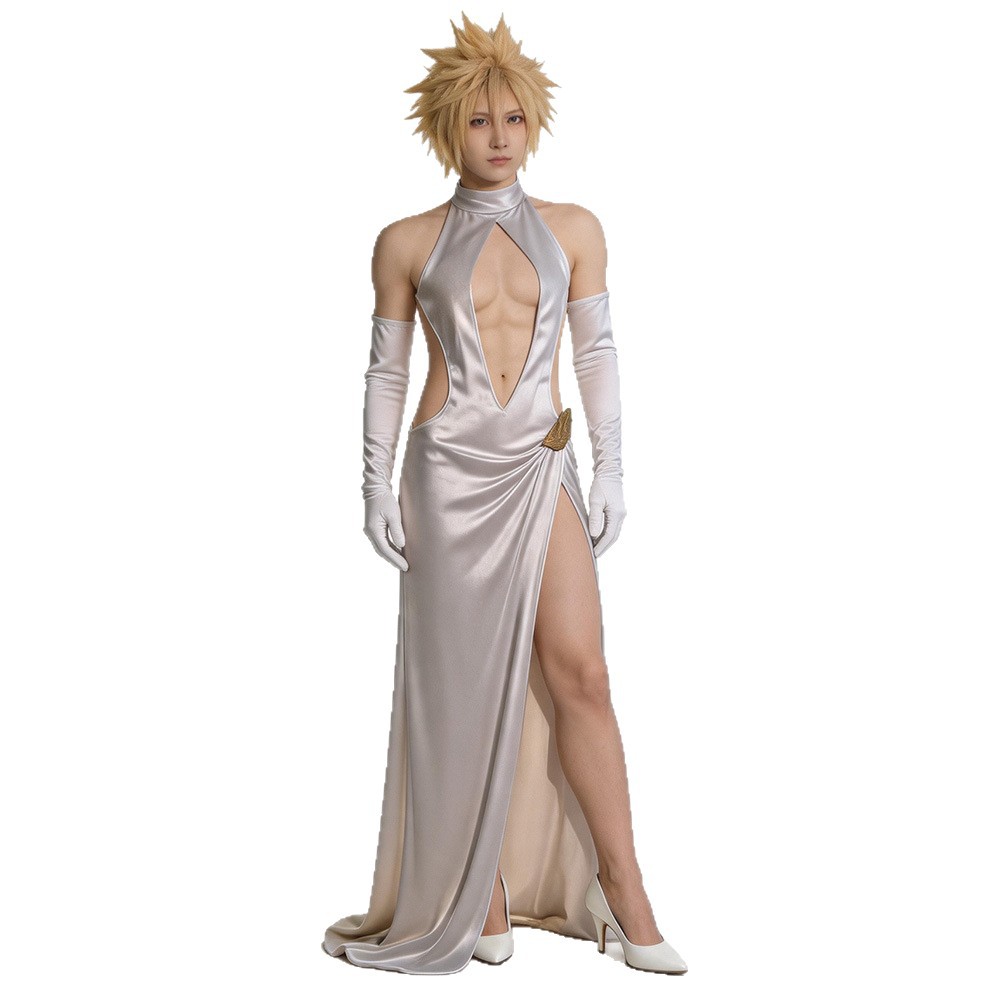 زي تنكري لشخصية كلاود سترايف م - مراجعة Anime Cosplay Outfits Female وسعره