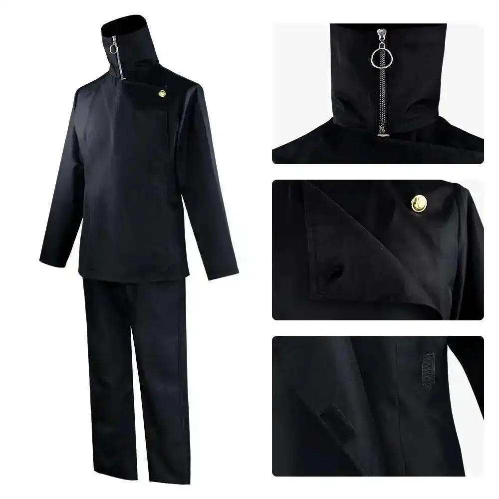 زي أنيمي جديد للمدرسة مع سروال - مراجعة Jujutsu Kaisen Uniform وسعره