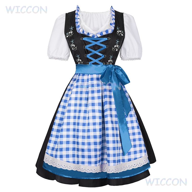 فستان Oktoberfest Dirndl الجدي - مراجعة Anime Cosplay Plus Size وسعره