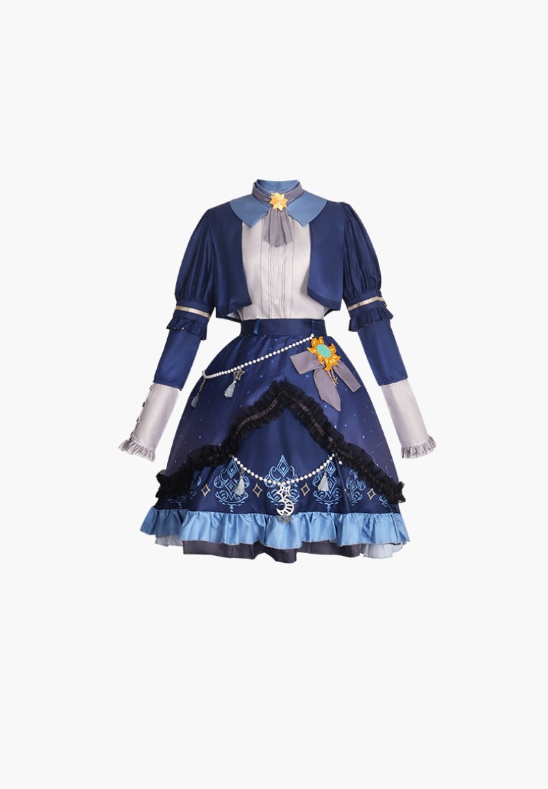 2025 PJSK نجوم فستان ملون ل Ak - مراجعة Anime Cosplay Mujer وسعره