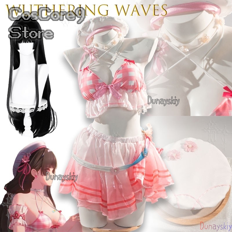 زي تنكري صيفي للشاطئ على طراز  - مراجعة Anime Cosplay Outfits Female وسعره
