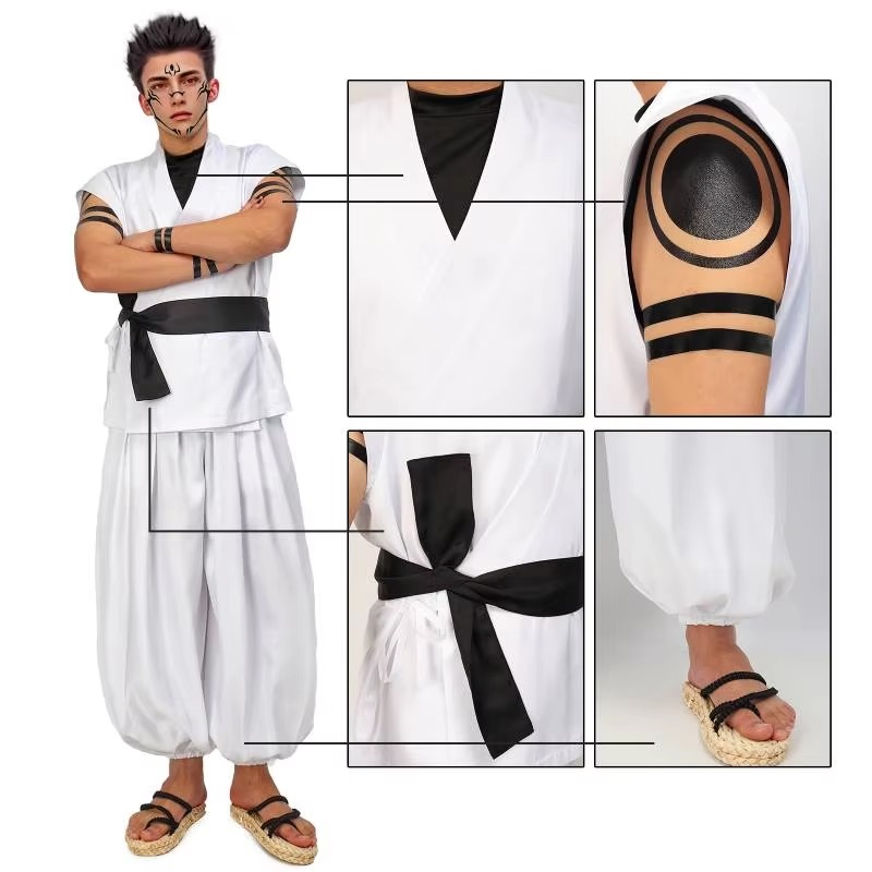 زي تنكري ريومين سوكونا من أنمي - مراجعة Jujutsu Kaisen Uniform وسعره