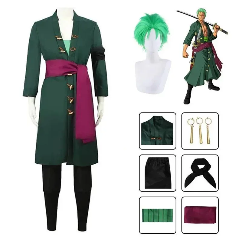 زي تنكري أنمي رورونوا زيرو الأ - مراجعة Anime Cosplay One Piece وسعره