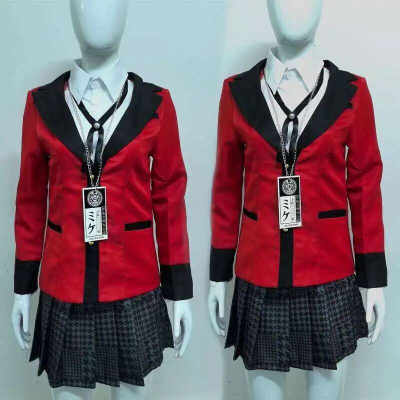 أزياء أنيمي Kakegurui Jabami Y - مراجعة Anime Cosplay Yumeko وسعره