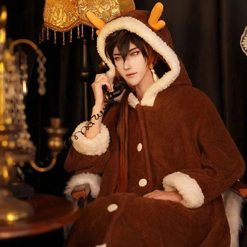 Genshin تأثير تأثيري بيجامة أن - مراجعة Anime Cosplay Thick وسعره