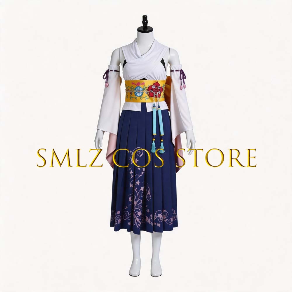 زي تنكري نسائي Smlz FFX يونا م - مراجعة Anime Cosplay Outfit وسعره