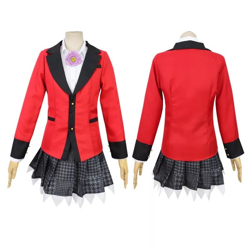 زي مدرسي أنيمي ياباني للنساء ، - مراجعة Anime Cosplay Yumeko وسعره