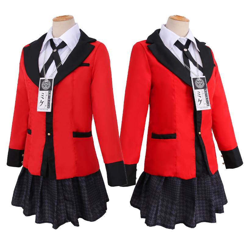 زي تنكري أنمي جابامي يوميكو، م - مراجعة Anime Cosplay Yumeko وسعره