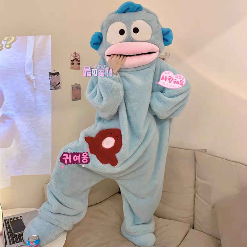 هانغيودون بيجامة قطعة واحدة عل - مراجعة Anime Cosplay Thick وسعره