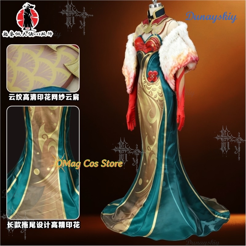 زي ليساندرا الكامل لشخصية لعبة - مراجعة Anime Cosplay Outfits Female وسعره