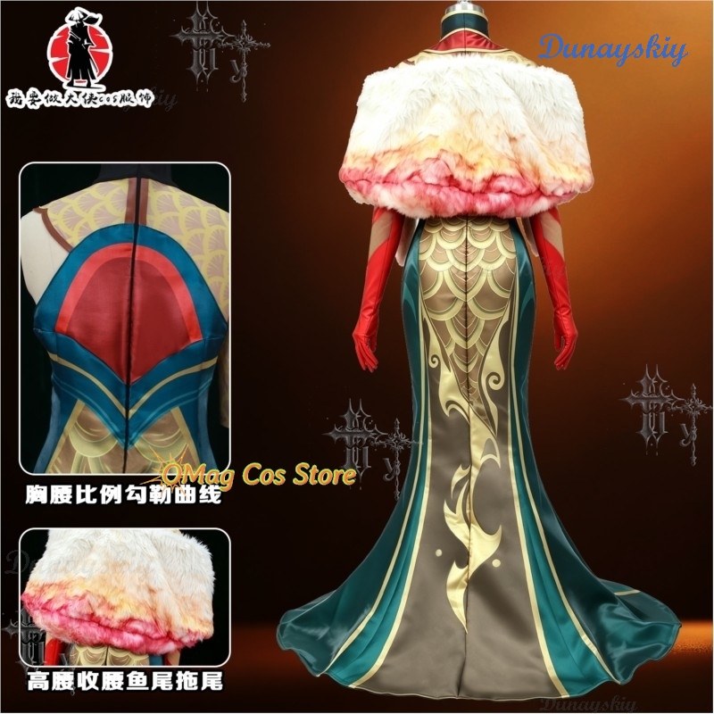زي ليساندرا الكامل لشخصية لعبة - مراجعة Anime Cosplay Outfits Female وسعره