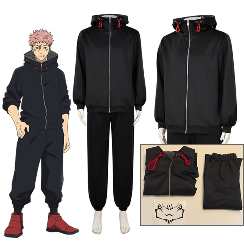 طقم زي تنكري لشخصية يوجي إيتاد - مراجعة Jujutsu Kaisen Uniform وسعره
