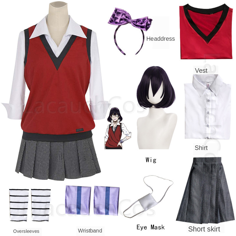 Jabami Yumeko تأثيري القهري مق - مراجعة Anime Cosplay Yumeko وسعره