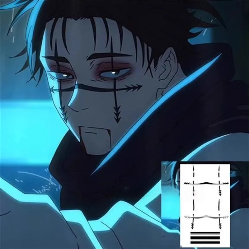 ملصقات وشم تشوسو، إكسسوارات تن - مراجعة Jujutsu Kaisen Uniform وسعره